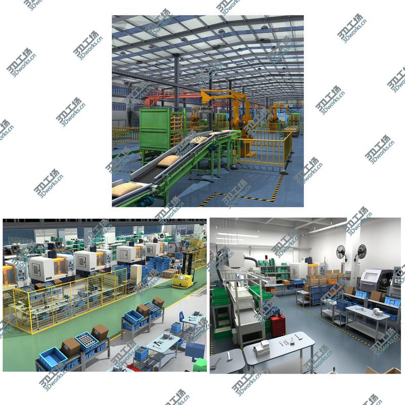 images/goods_img/20210319/3D Collection of Factory Interior Scene and Equipment model/1.jpg
